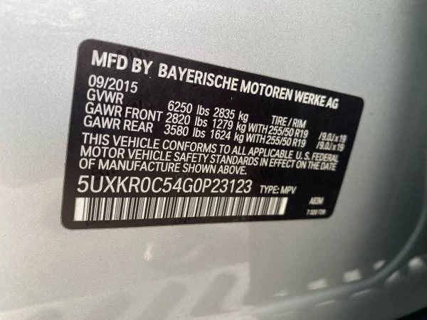2016 BMW F15 X5 - Image 7 of 11