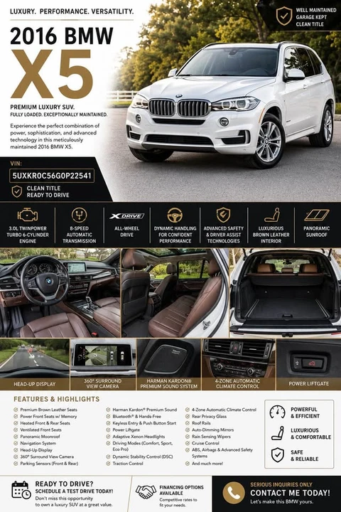 2016 BMW F15 X5 - Image 2 of 13
