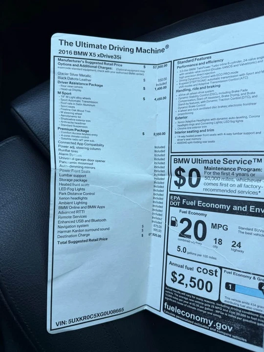 2016 BMW F15 X5 - Image 18 of 20