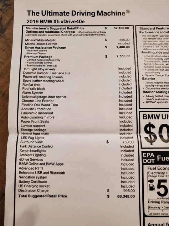 2016 BMW F15 X5 - Image 3 of 24