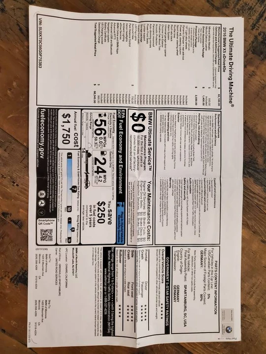 2016 BMW F15 X5 - Image 2 of 24