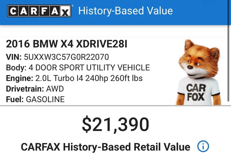 2016 BMW F26 X4 - Image 7 of 7