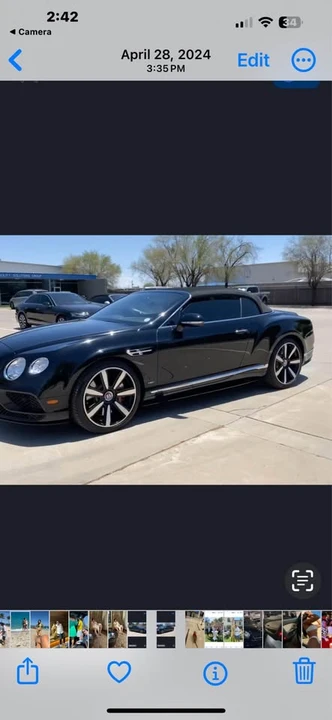 2016 Bentley Continental GT V8 2nd Gen - Image 2 of 8