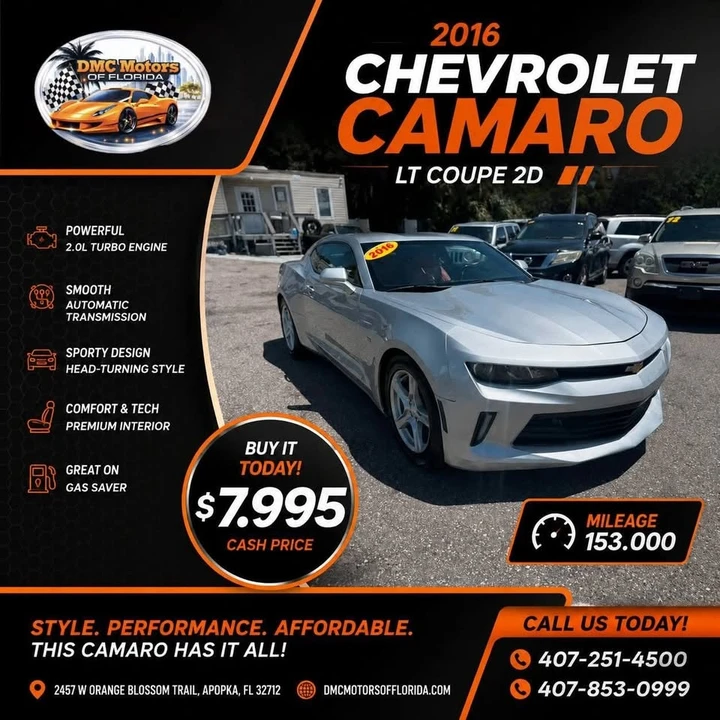 2016 Chevrolet Camaro 6th Gen - Image 2 of 14