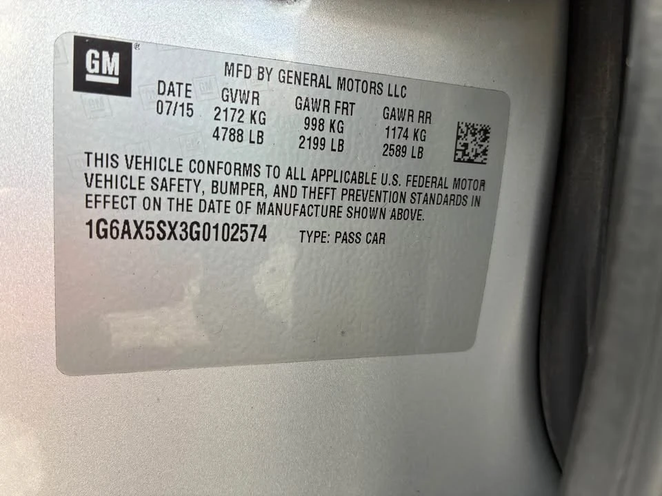 2016 Cadillac CTS 3rd Gen - Image 18 of 18