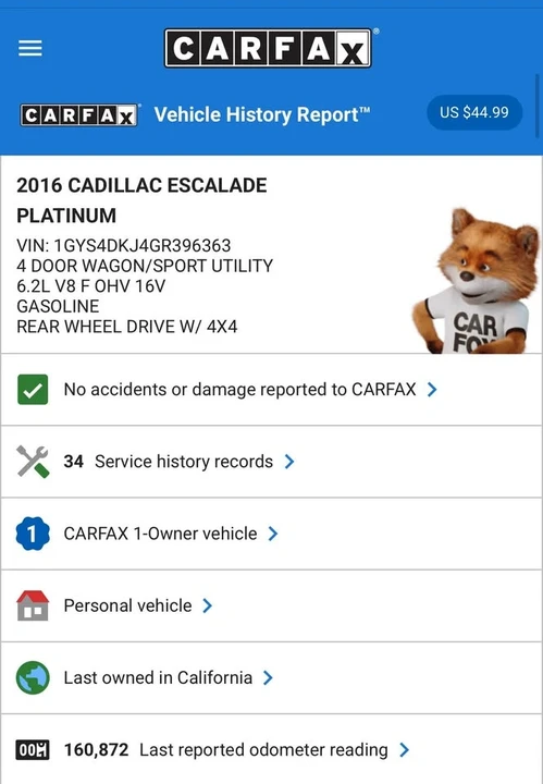 2016 Cadillac Escalade 4th Gen - Image 12 of 12