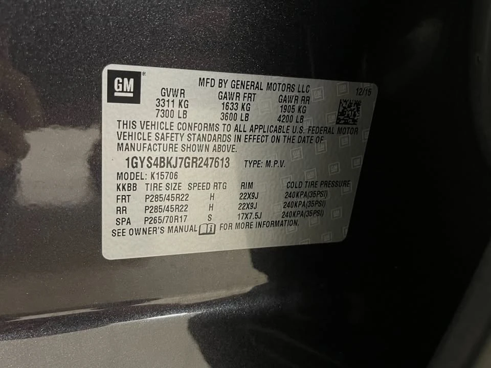 2016 Cadillac Escalade 4th Gen - Image 20 of 20