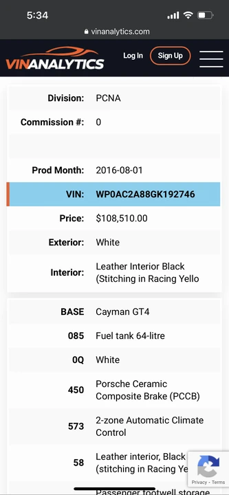 2016 Porsche 981 Cayman GT4 - Image 2 of 11