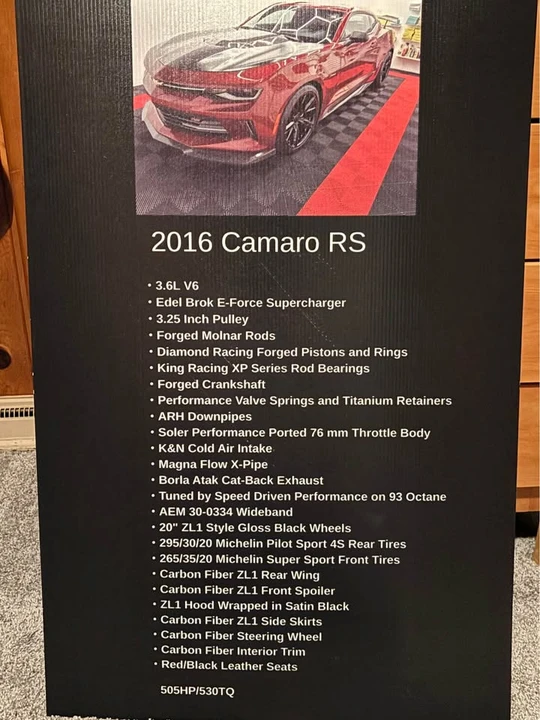 2016 Chevrolet Camaro 6th Gen - Image 7 of 7