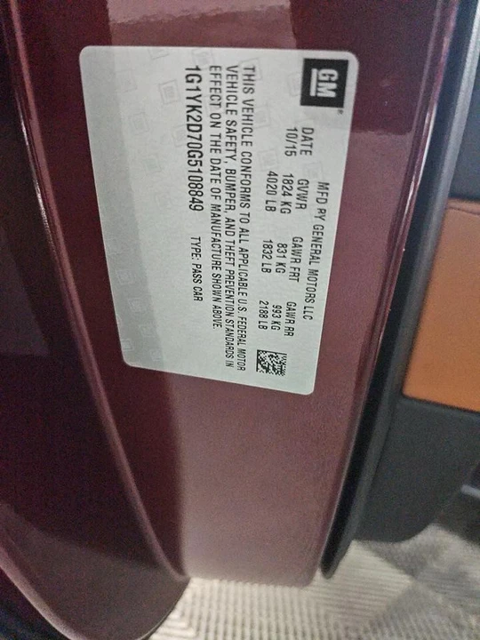 2016 Chevrolet - Image 14 of 17
