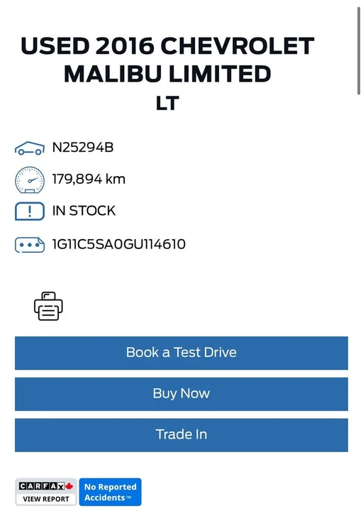 2016 Chevrolet Malibu - Image 12 of 12