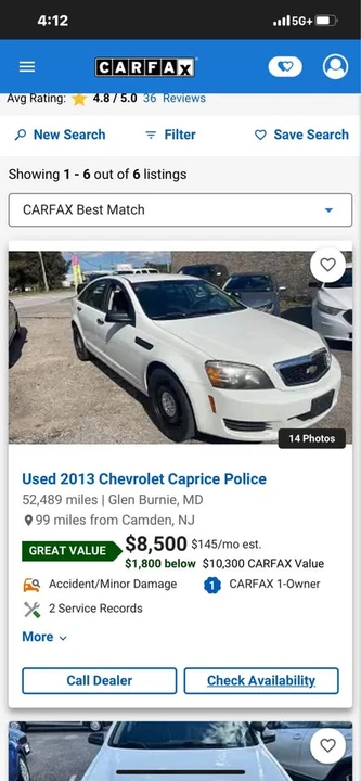 2016 Chevrolet Caprice - Image 3 of 6