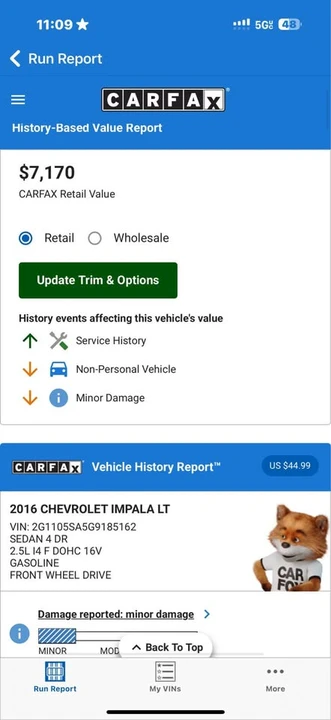 2016 Chevrolet Impala 10th Gen - Image 7 of 9