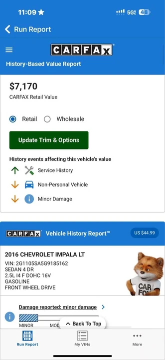 2016 Chevrolet Impala 10th Gen - Image 16 of 18