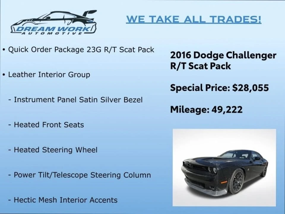 2016 Dodge Challenger SRT8 & 392 3rd Gen - Image 2 of 18
