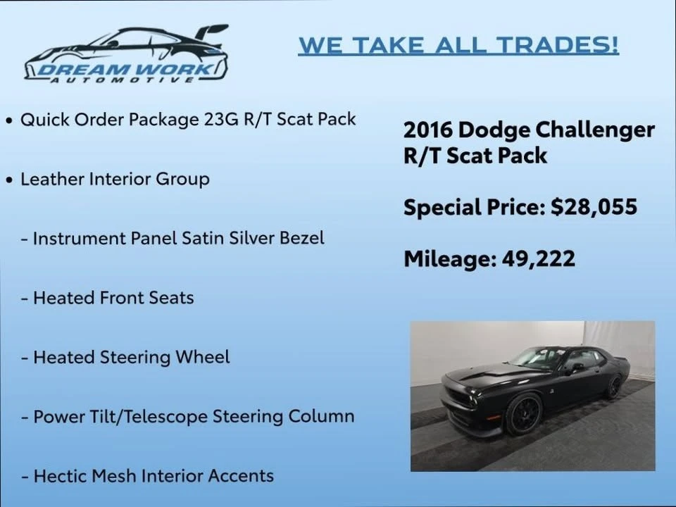 2016 Dodge Challenger SRT8 & 392 3rd Gen - Image 2 of 13