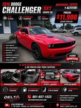 2016 Dodge Challenger SXT Coupe 2D