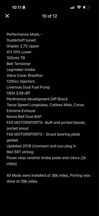 2016 Dodge Charger SRT Hellcat 7th Gen - Image 17 of 20