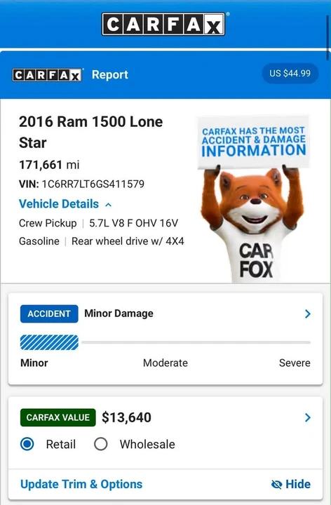 2016 Ram 1500 1st Gen - Image 16 of 16