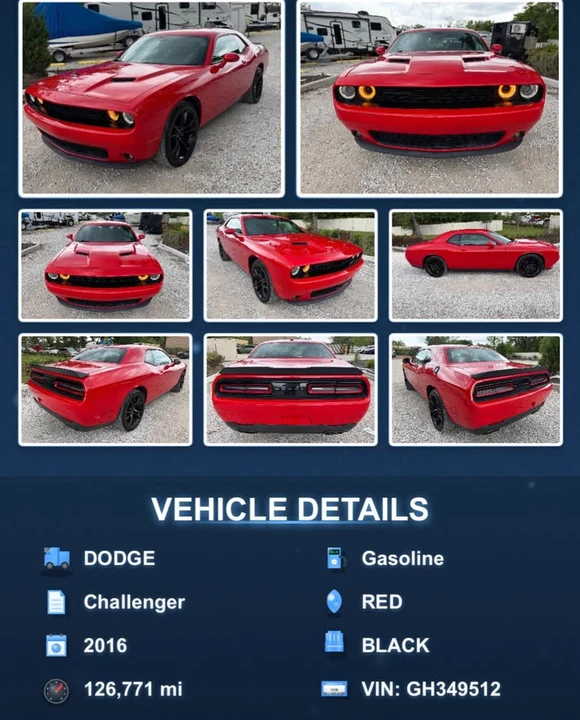 2016 Dodge Challenger 3rd Gen - Image 3 of 3