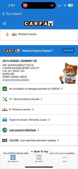 2016 Dodge Journey - Image 2 of 14