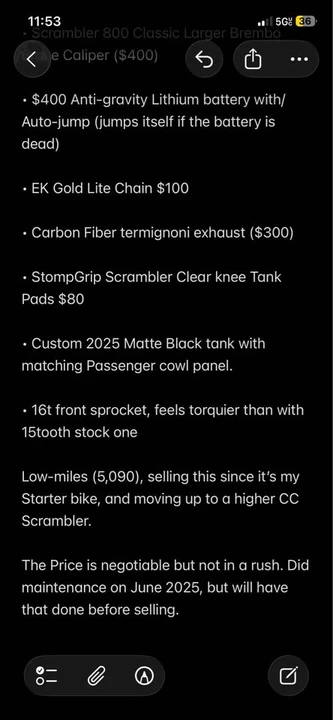 2016 Ducati Scrambler - Image 8 of 8