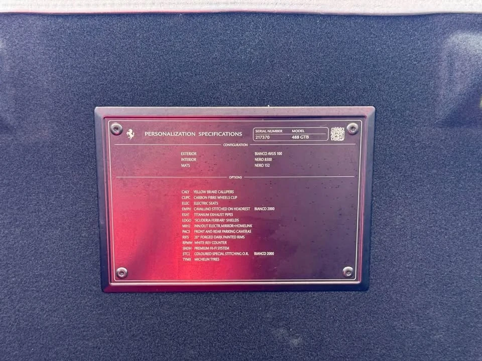 2016 Ferrari 488 GTB - Image 19 of 19