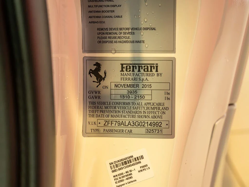 2016 Ferrari 488 GTB - Image 24 of 27