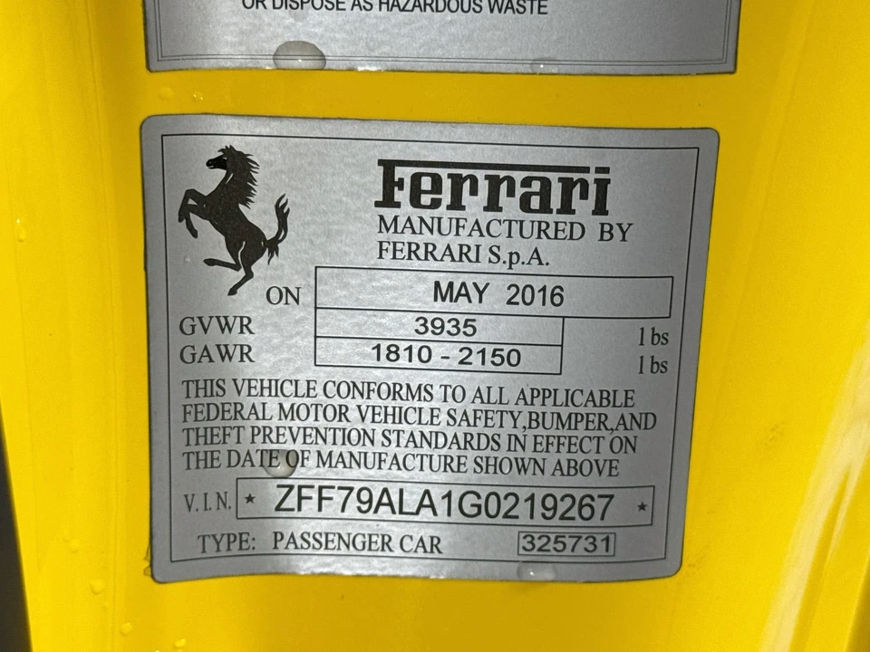2016 Ferrari 488 GTB - Image 27 of 29