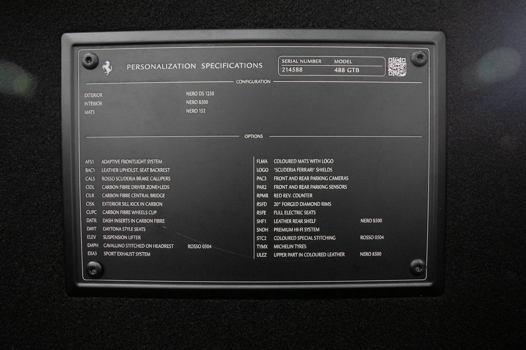 2016 Ferrari 488 GTB - Image 19 of 20