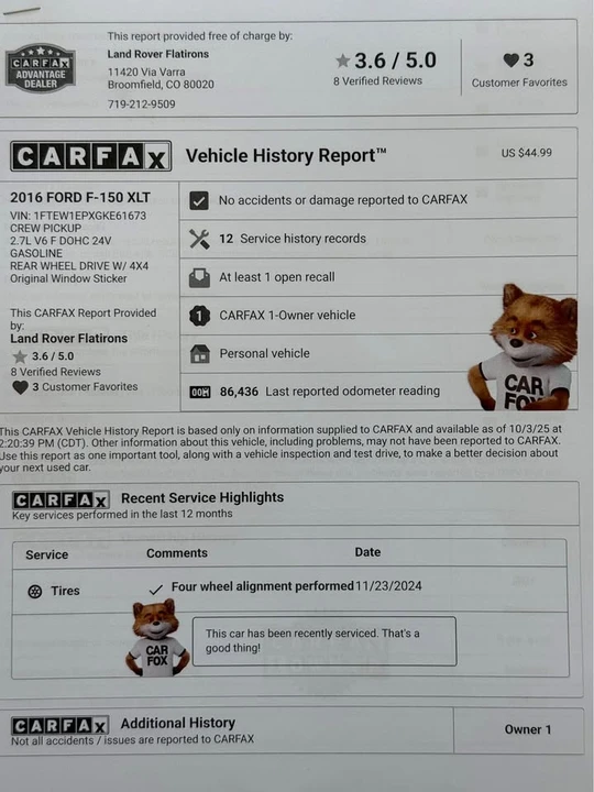 2016 Ford F-150 13th Gen - Image 19 of 19