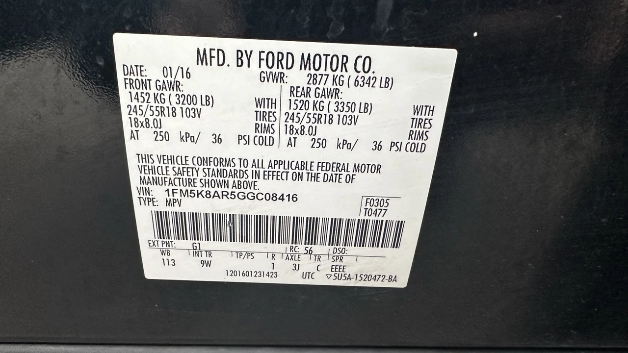 2016 Ford Explorer 5th Gen - Image 16 of 16