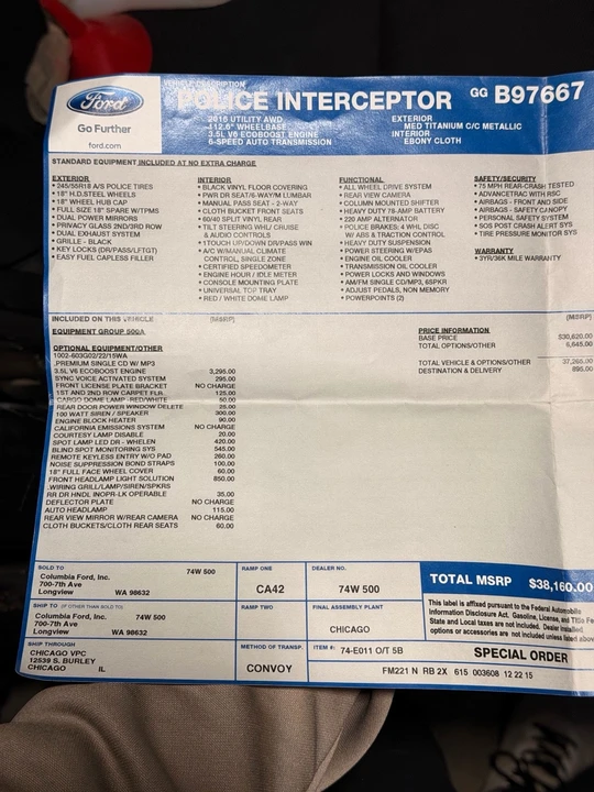 2016 Ford Explorer 5th Gen - Image 20 of 20
