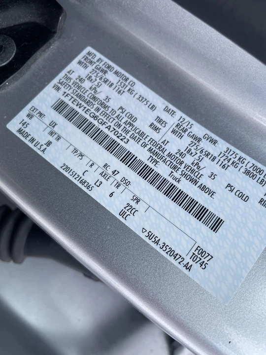 2016 Ford F-150 13th Gen - Image 2 of 21