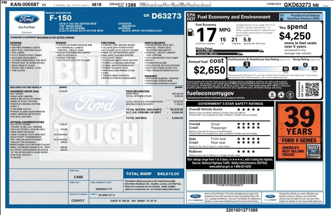2016 Ford F-150 13th Gen - Image 4 of 31