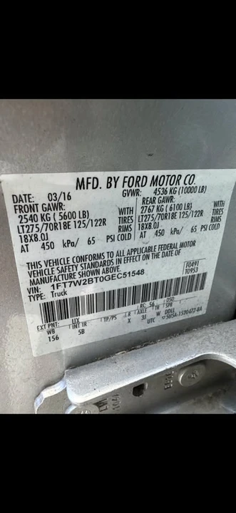 2016 Ford Super Duty 3rd Gen - Image 13 of 20