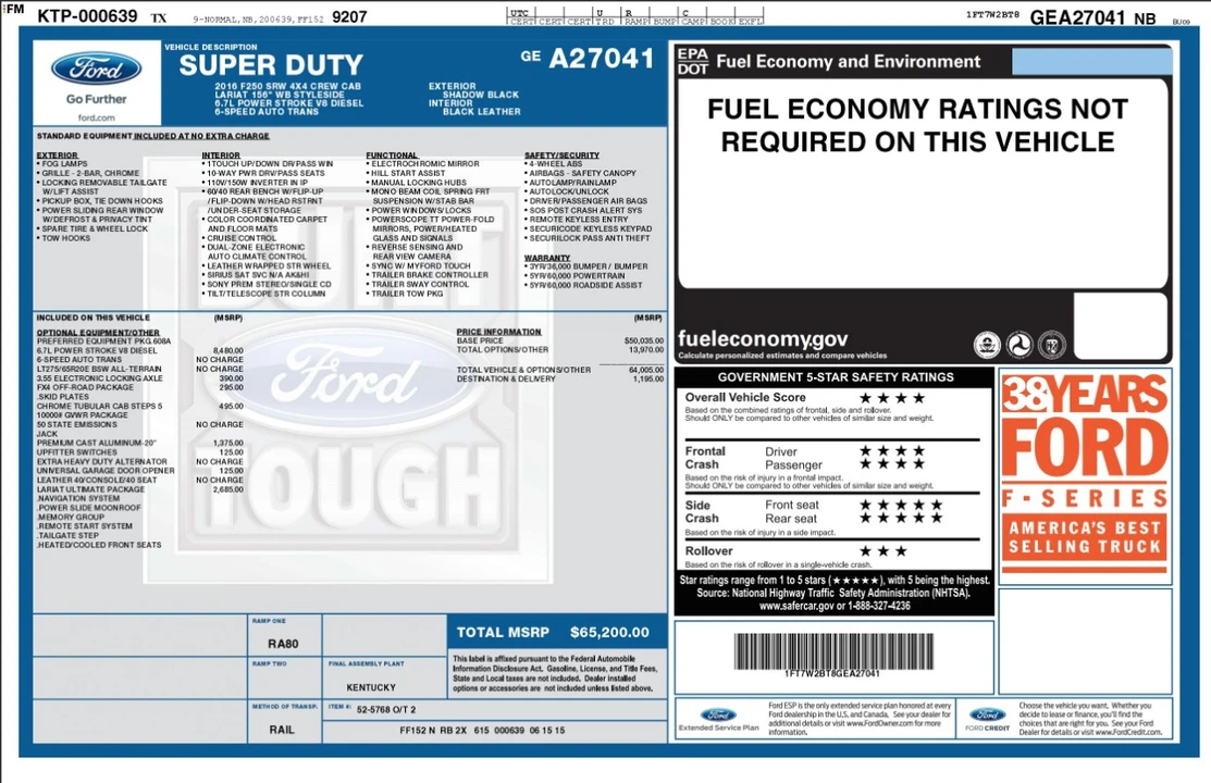 2016 Ford Super Duty 3rd Gen - Image 4 of 12