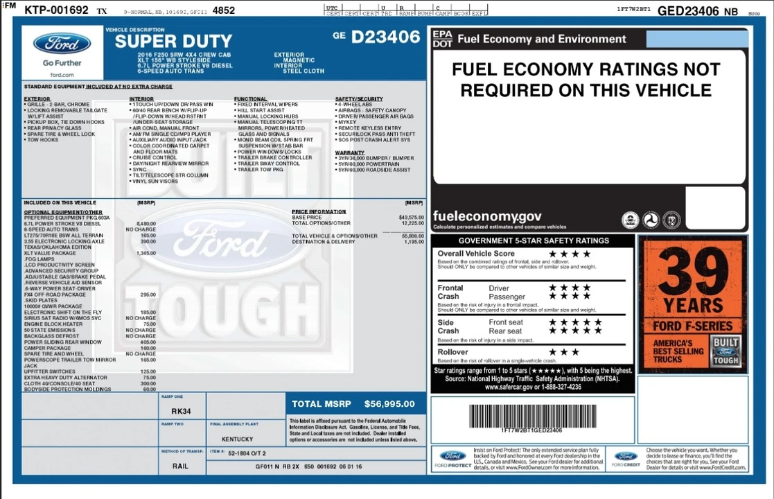 2016 Ford Super Duty 3rd Gen - Image 4 of 12