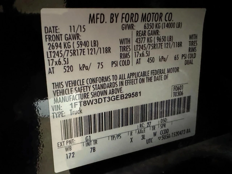 2016 Ford Super Duty 3rd Gen - Image 25 of 25