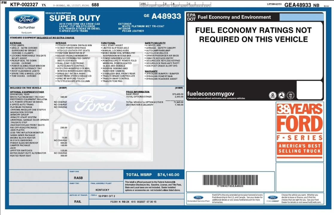 2016 Ford Super Duty 3rd Gen - Image 4 of 31