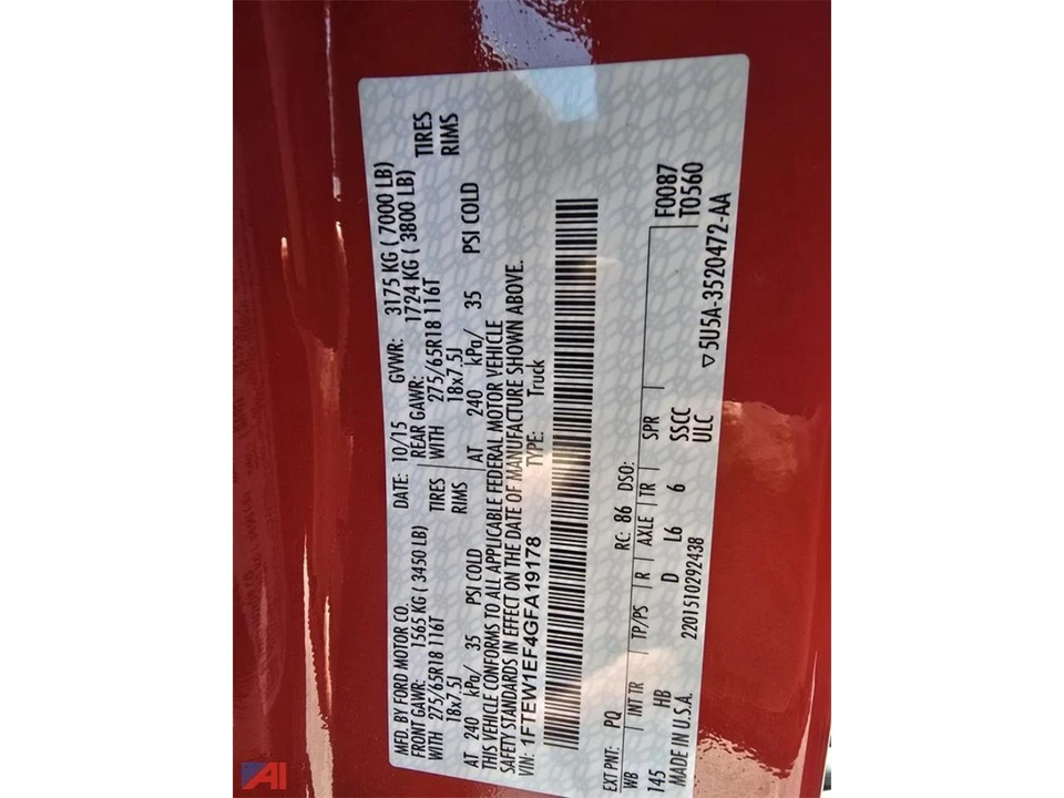 2016 Ford F-150 13th Gen - Image 19 of 25