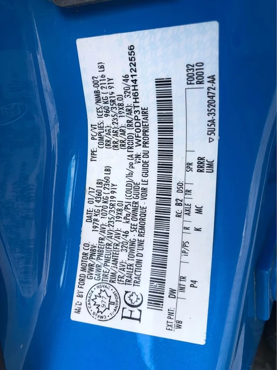 2016 Ford Focus RS 3rd Gen - Image 7 of 7