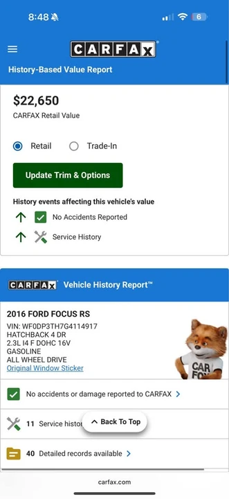 2016 Ford Focus RS 3rd Gen - Image 11 of 11