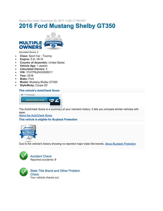 2016 Ford S550 Shelby Mustang GT350R - Image 31 of 31
