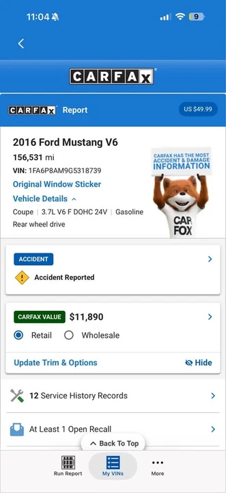 2016 Ford S550 Mustang - Image 11 of 12