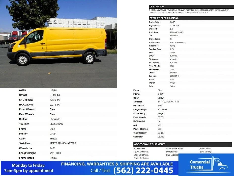 2016 Ford Transit - Image 6 of 12