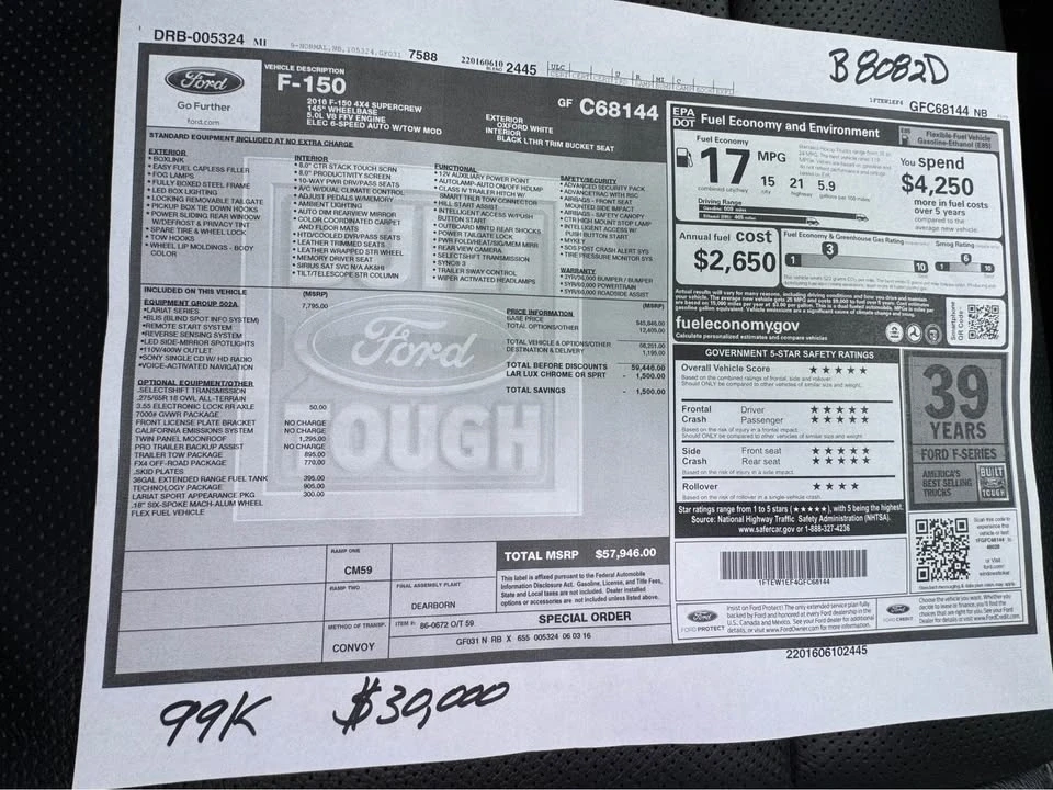 2016 Ford F-150 13th Gen - Image 6 of 17