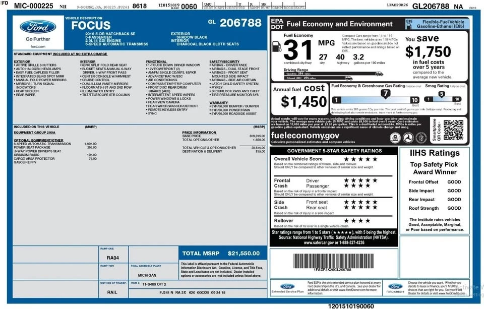 2016 Ford Focus 3rd Gen - Image 13 of 13