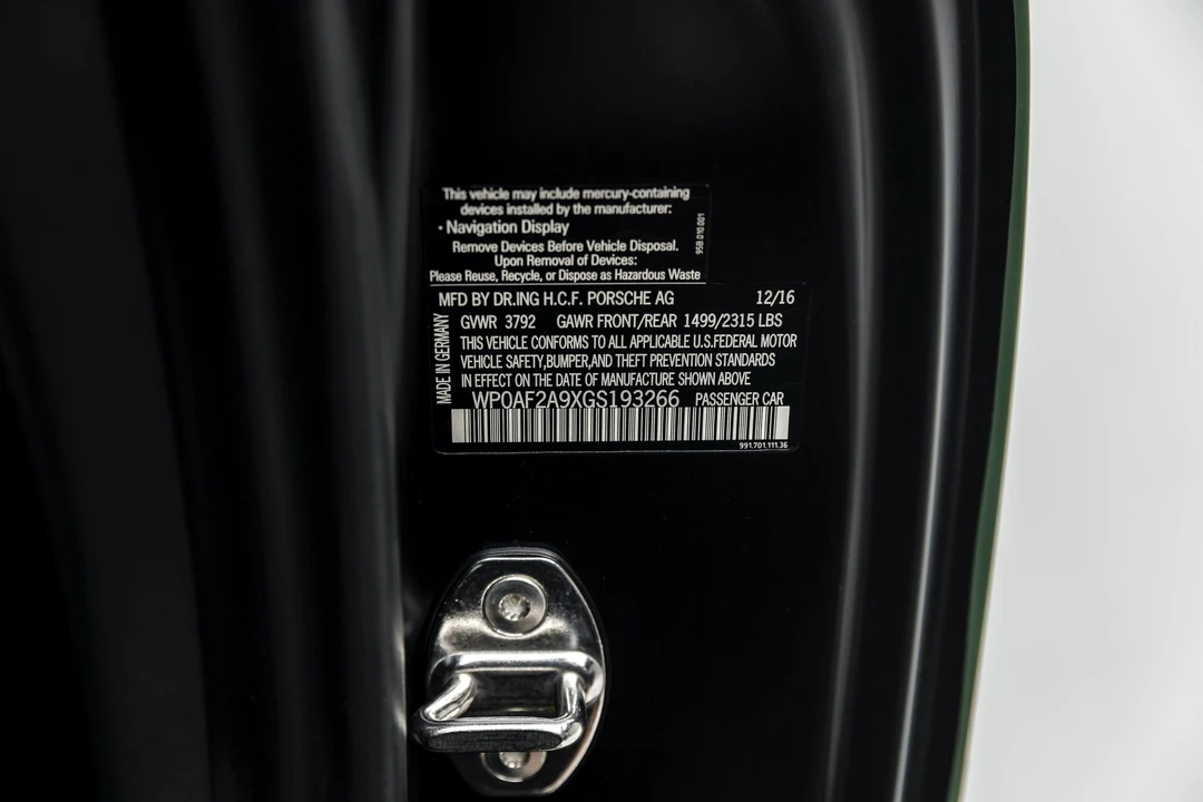 2016 Porsche 991 GT3 RS - Image 12 of 31