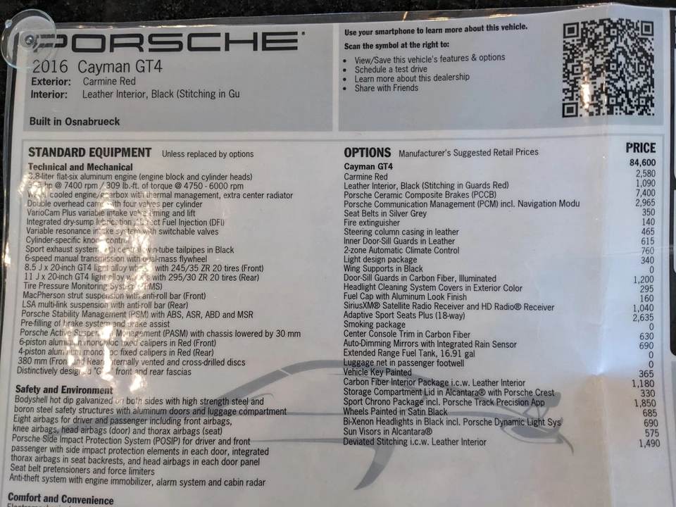 2016 Porsche 981 Cayman GT4 - Image 13 of 31